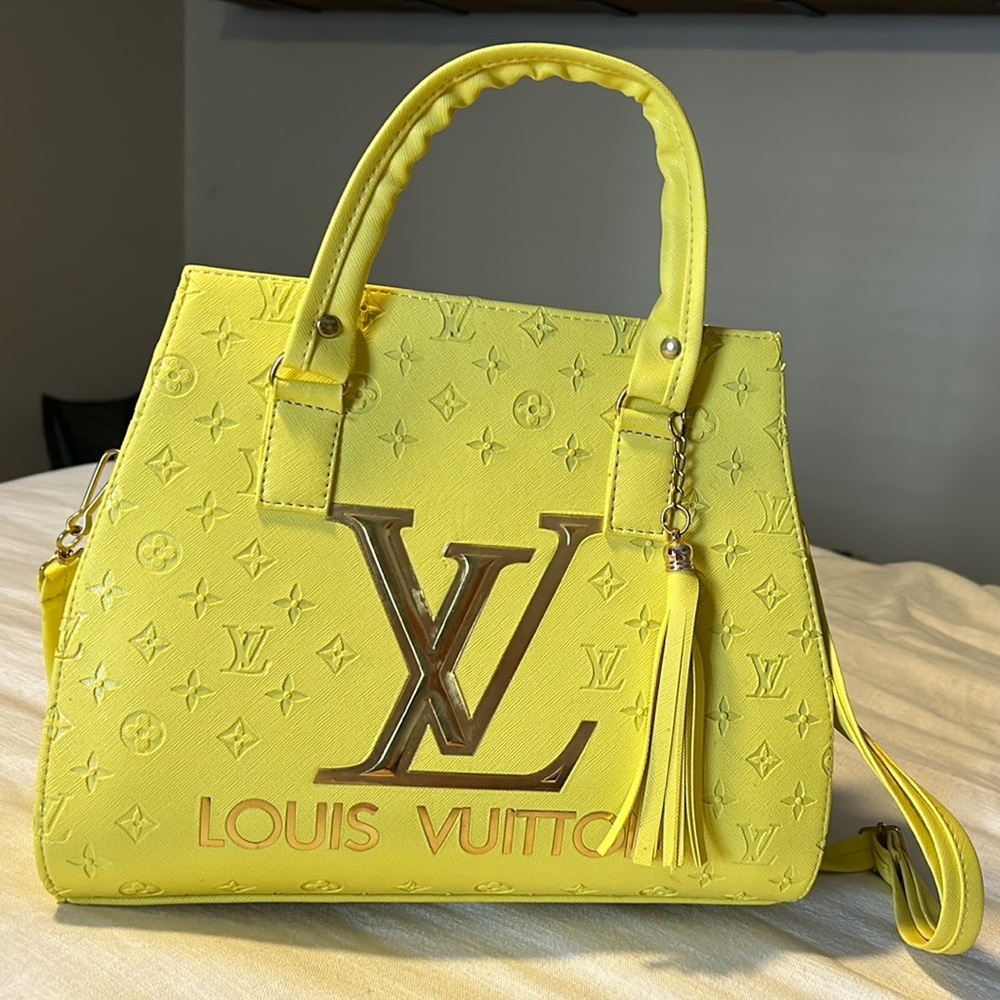 Louis Vuitton Yellow Handbag
